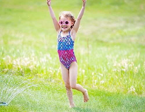 Image of Girls Swimsuits One-Piece Bathing Suits Multicolor Kids Sport Summer Beach Swimwear for 2-10 Years Old