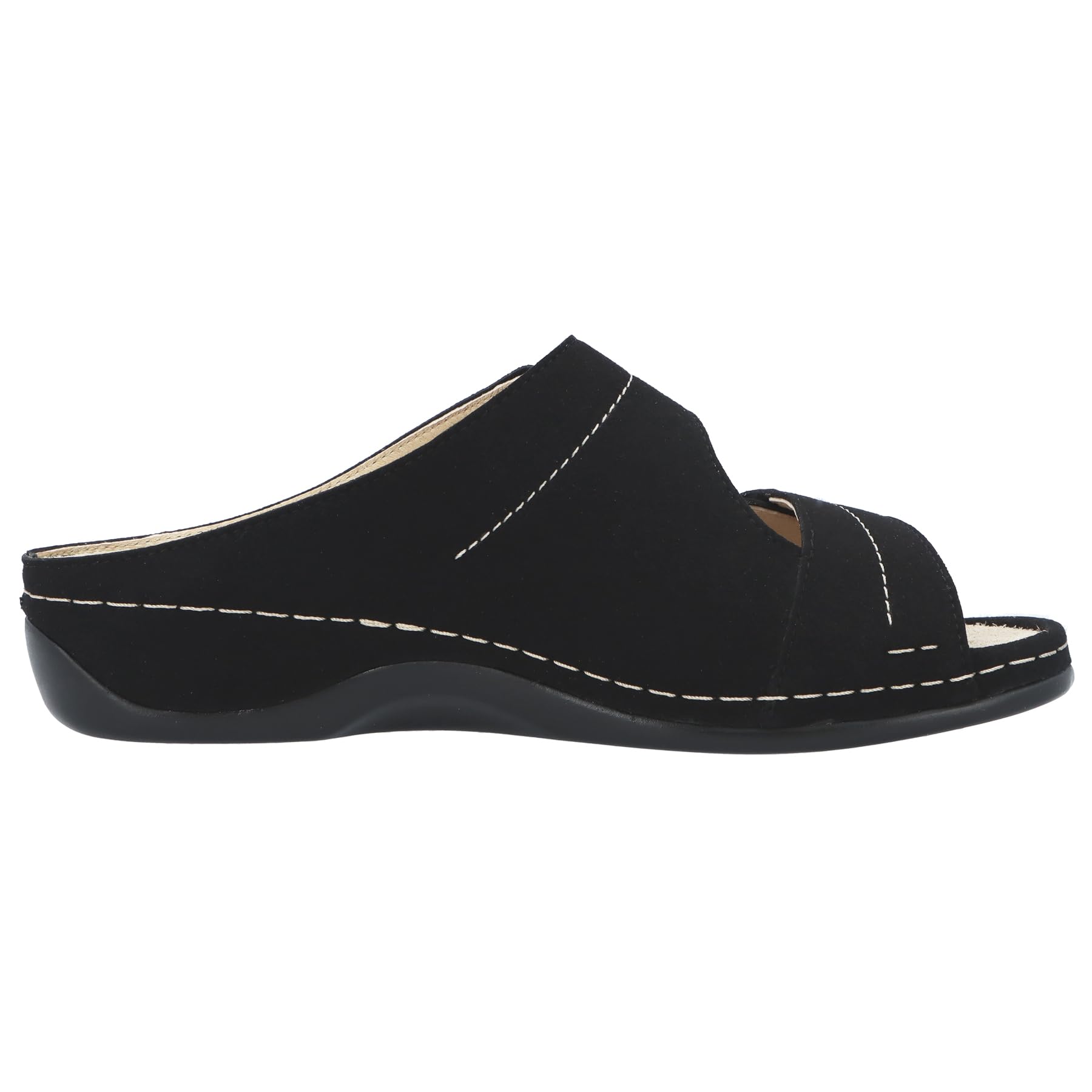 Berkemann Damen Berkoflex Pantolette Micronubuk medium Fußbett: herausnehmbar