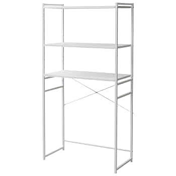 Amazon｜[山善] レンジ台 作業台 ゴミ箱上ラック レンジボード