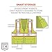 Ergodyne GloWear 8231TV Hi Vis Tool Tethering Safety Vest - Type R, Class 2, Dual Certified