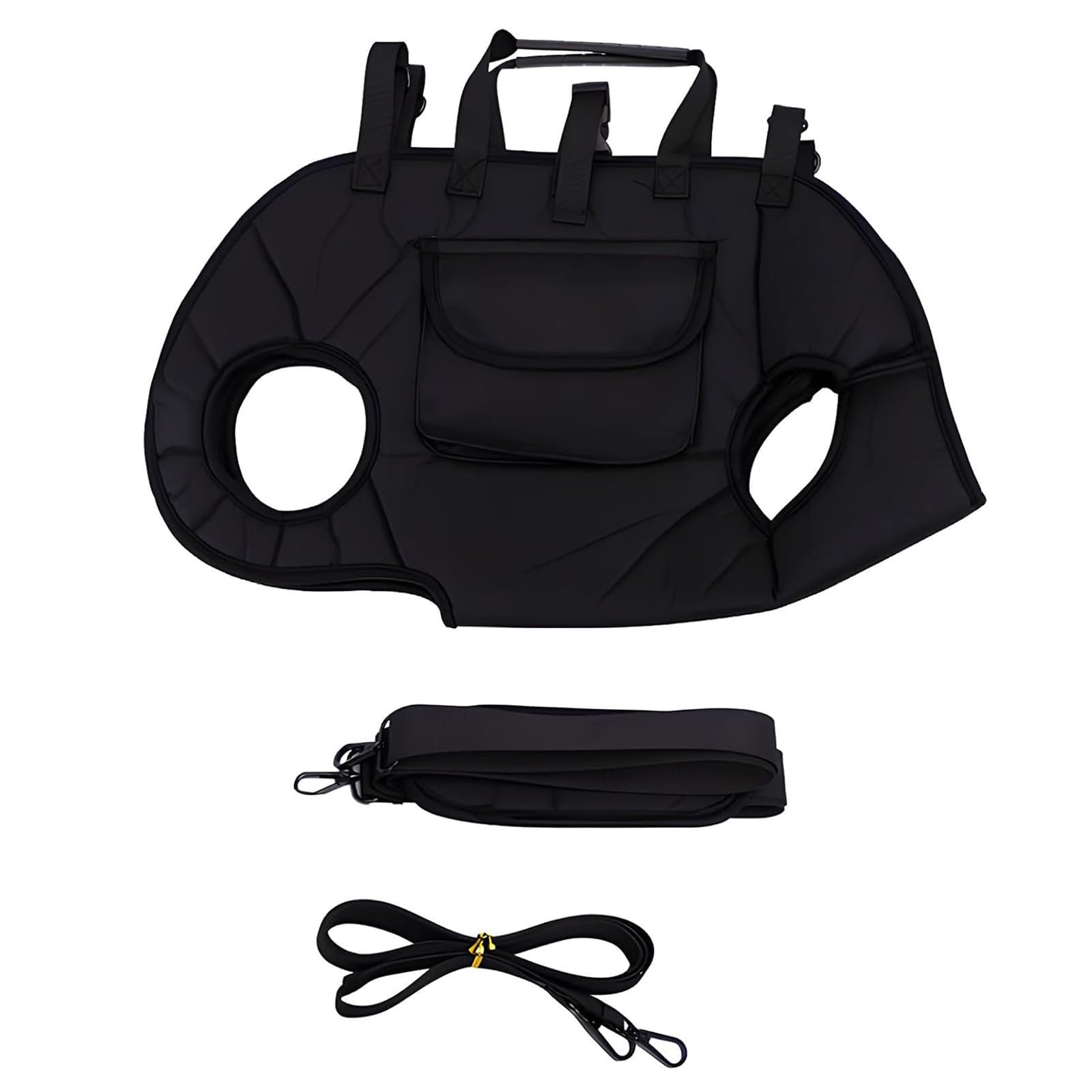 MICFENY Foldable Dog Backpacks with Adjustable Straps and Ventilated Design Ensuring Pet During Journeys