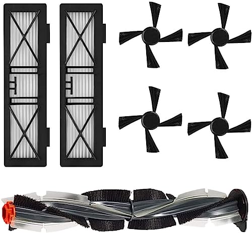 Pièces de rechange compatibles avec Neato Botvac série D D75 D80 D85 et filtre de rechange pour BotVac Connected Series D3 / D5 / D7 y compris brosse principale,...