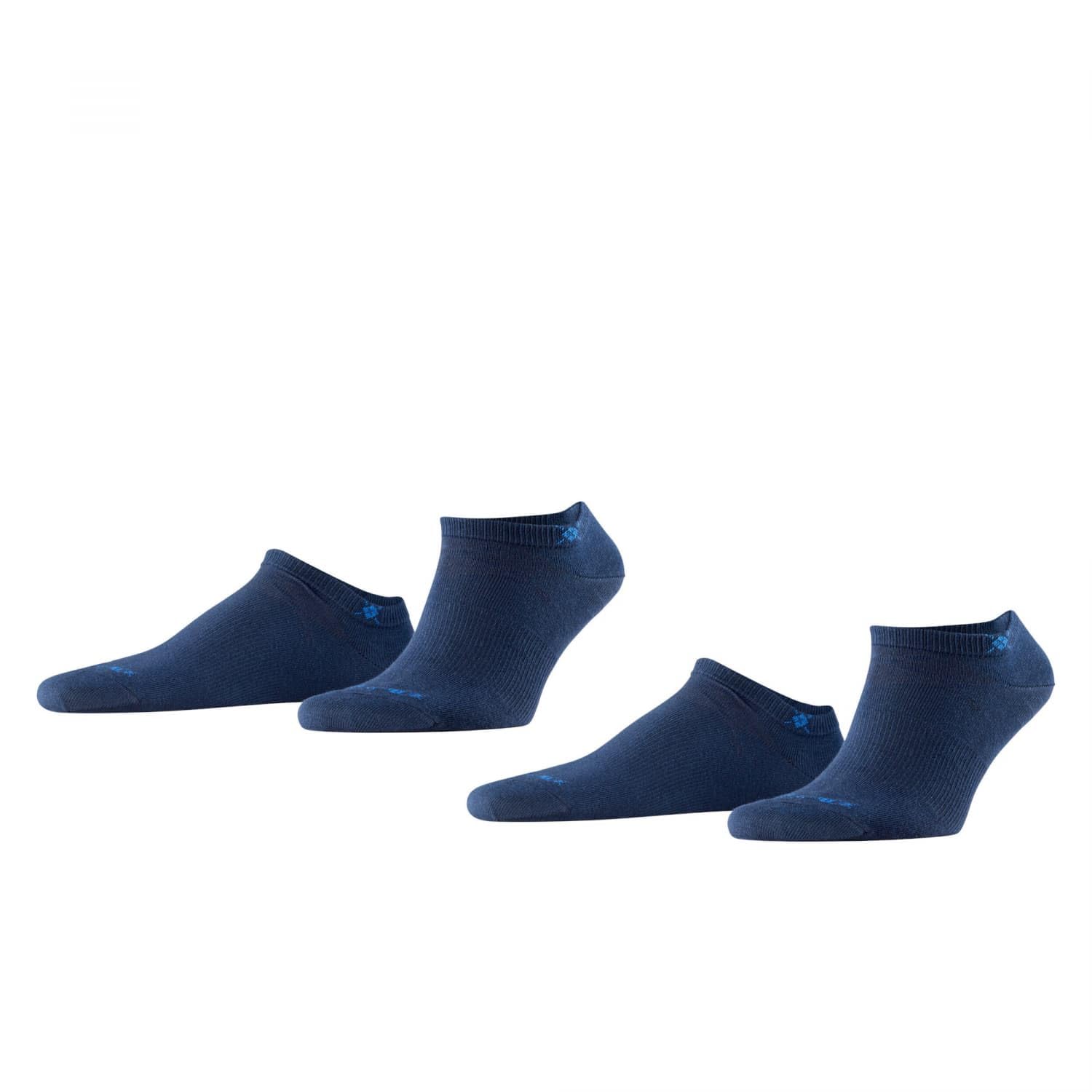 Burlington Men's Bleu Low Socks Everyday 2-Pack (X2)