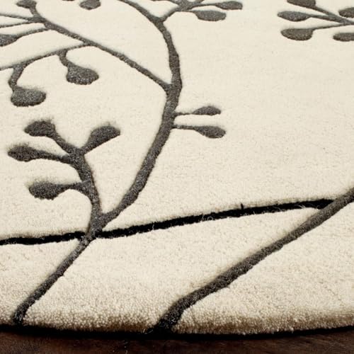 Image of Sifa Carpet Round Handmade Mid-Century Modern Abstract Premium Wool Entryway Foyer Living Room, Bedroom Kitchen Area Rug, Weight -72 Pund, Size-11x11 Feet (132x132 Inch Round)