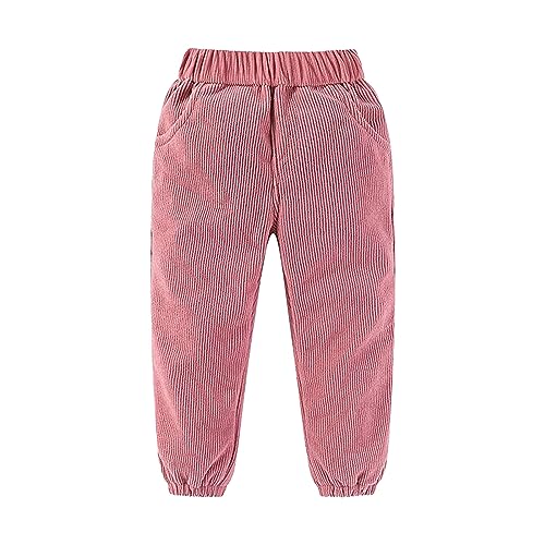 Boys Girls Stripe Active Pants Fashion Pull-On Jogger Tracksuit Pants with Pockets Elastic Waist Sweatpants