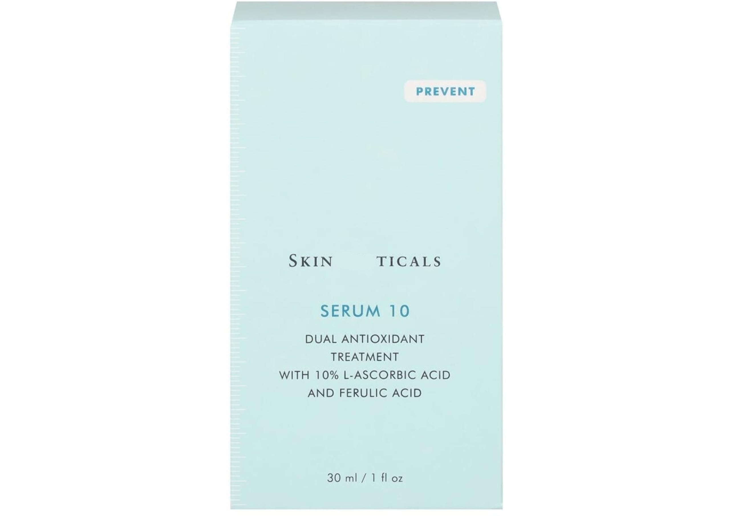 Skinticals Serum 10 Double Antioxidant 30ml Vitamin C Serum Gesicht Anti Aging Serum mit Ferulasäure antioxidatives Gesichtsserum für strahlende glatte Haut Frauen Männer