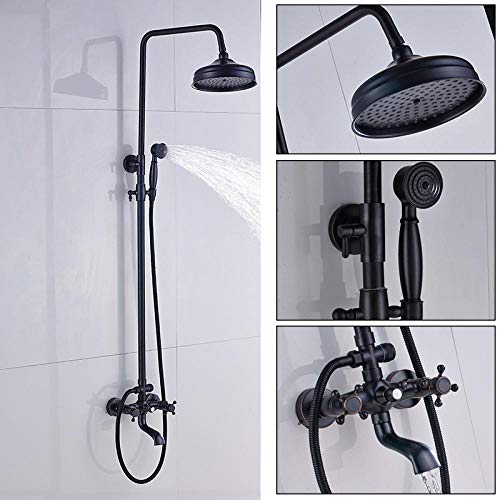 Robinet de bain-douche avec bec rotatif et commande double manette