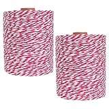 Paquete de 2 hilos de rafia coloridos de algodón natural, seda dorada, hilo de rafia, hilo de algodón, cuerda de rafia para verano, sol, sombrero, bolsa de playa, bolso de mano para tejer