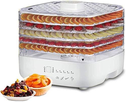 STBAAS Dörrautomat, 5 Trockenschalen - Perfekt for Beef Jerky, Kräuter, Obst Leder, elektrische Küchen Tray Dörr Machin – Bild 3