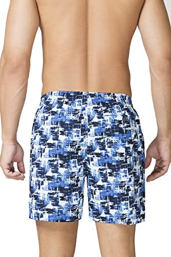 Image of Van Heusen Men Allover Print Boxer Shorts - 100% Super Combed Cotton - Pack of 2 - Functional Pockets