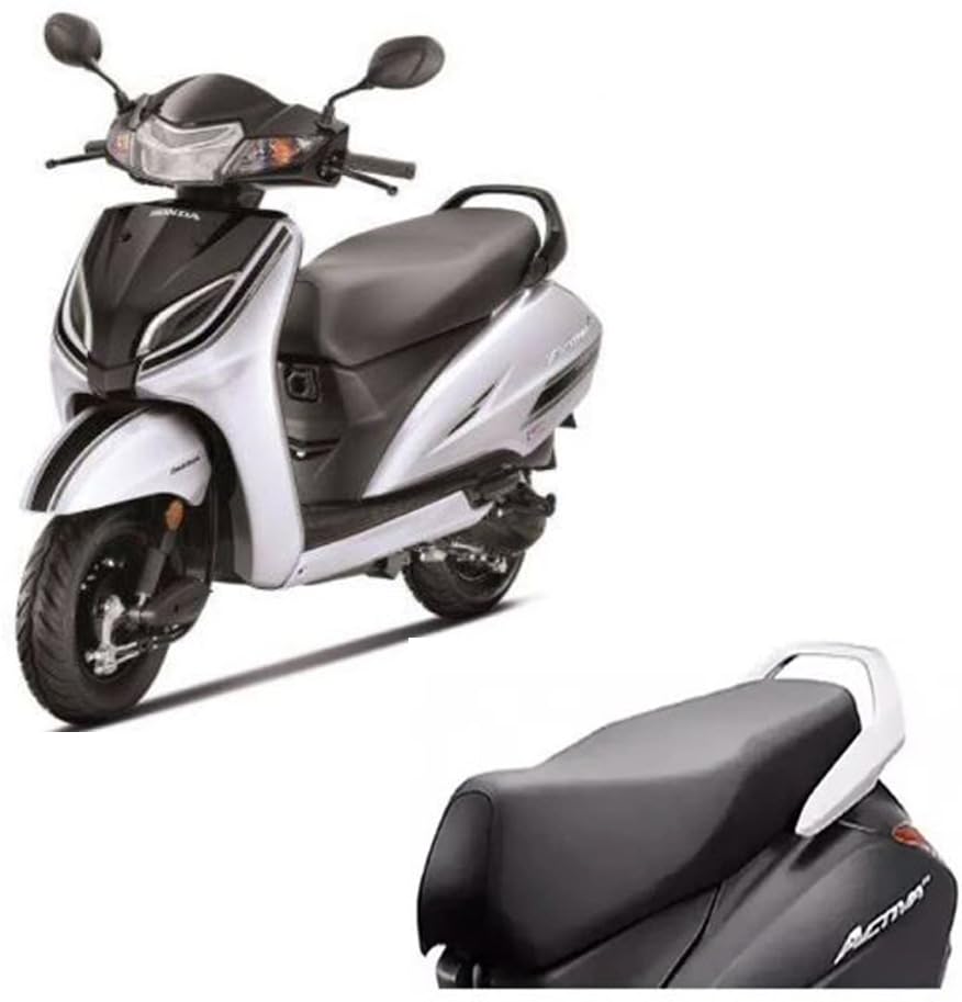 Image of ETRADEZONE Premium Water Resistant Seat Cover for Activa 3G Durable Black Stretchable Scooty Seat Protection Cover Design (Black - 9)