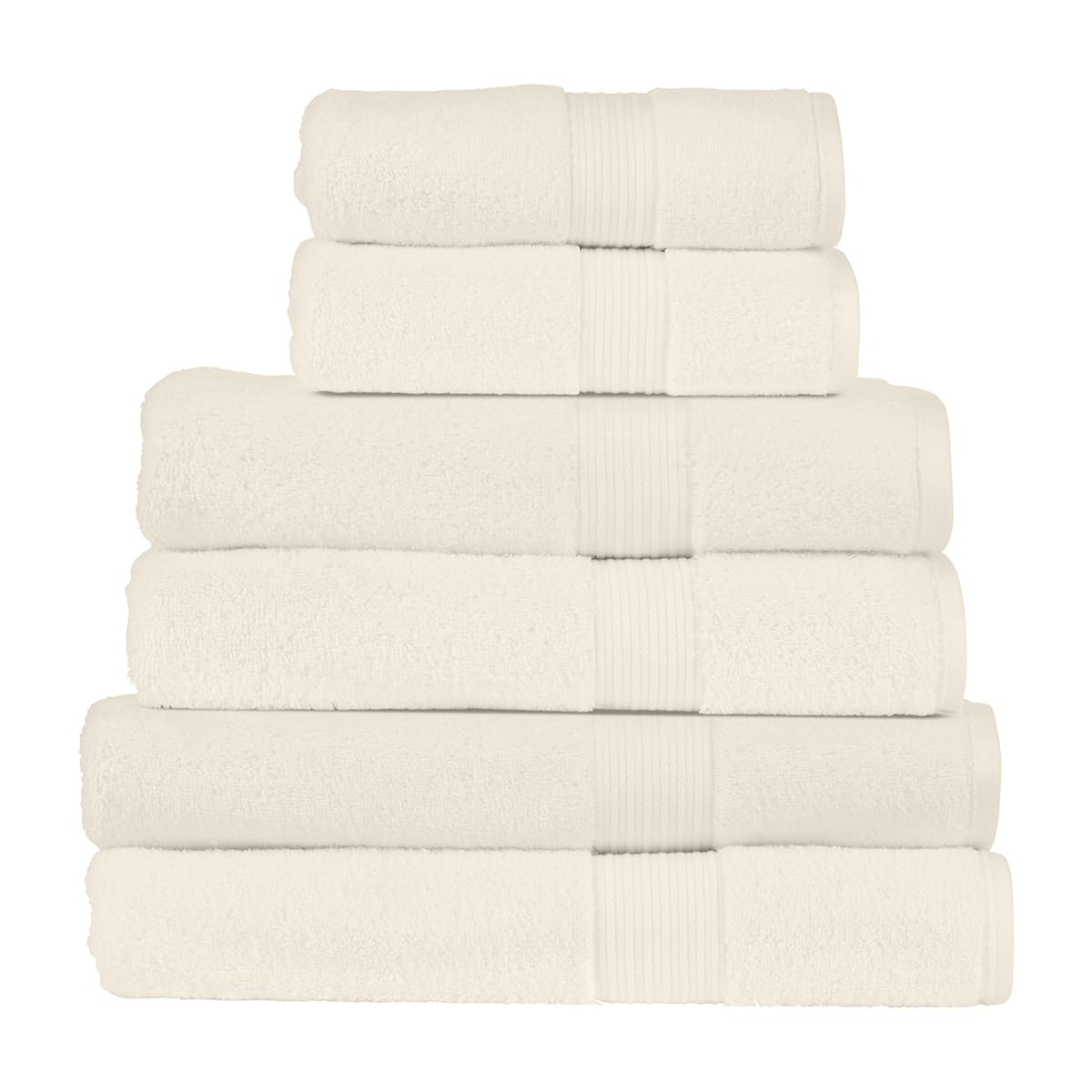 Christy Supreme Hygro 2 Hand Towels Set | Blush Pink | 100% Luxury Supima Cotton | Ultra Soft | Super Absorbent | 650GSM | Plush and Long Lasting — view 71