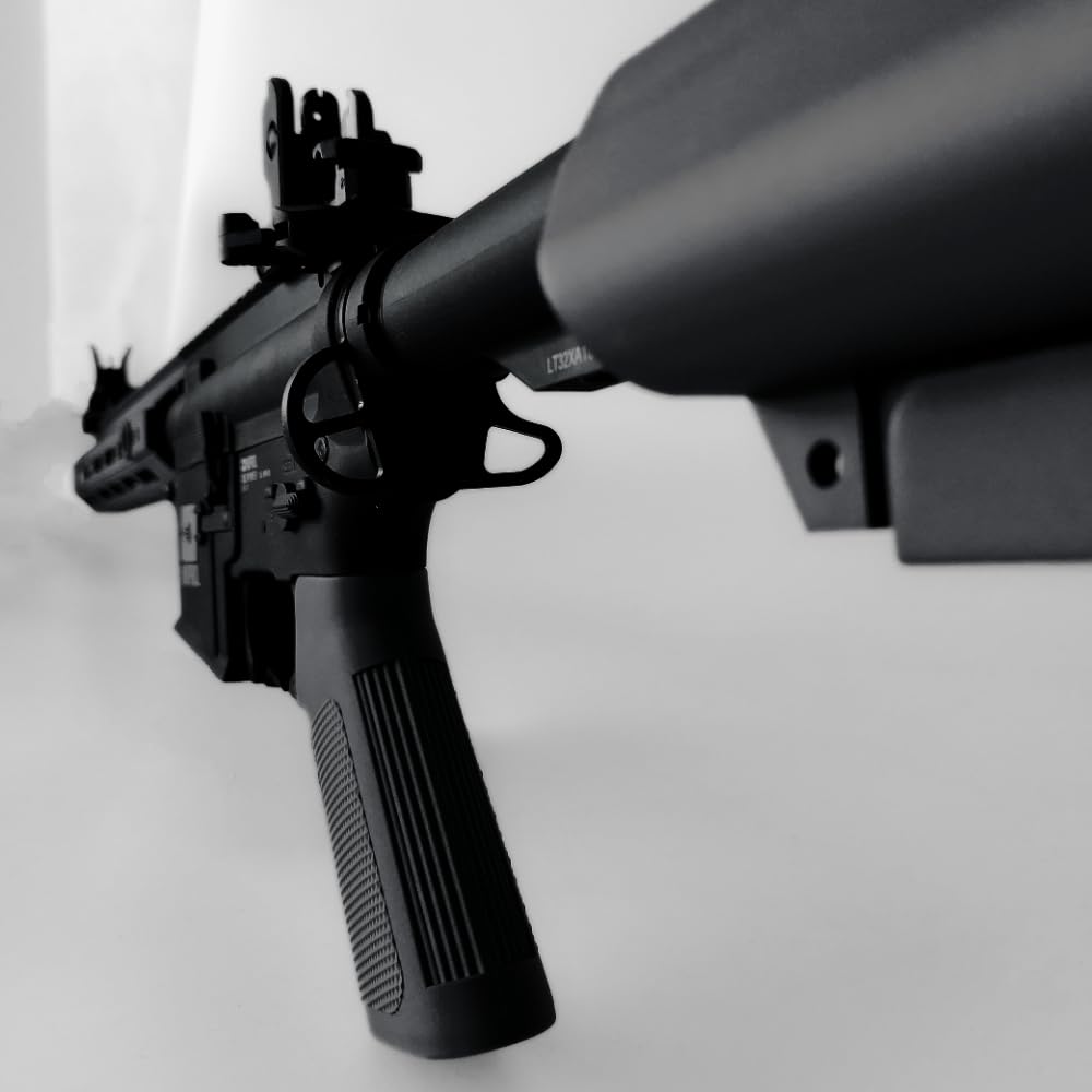 Delta Pioneer Fucile Softair Elettrico Sopdmod AEG Rifle in Polimero Rinforzato (20, Nero), con pallini