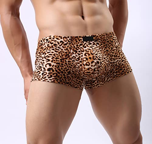 Mens Sexy Boxer Briefs Underwear Low Rise Breathable Men Trunks Shorts Underpants2