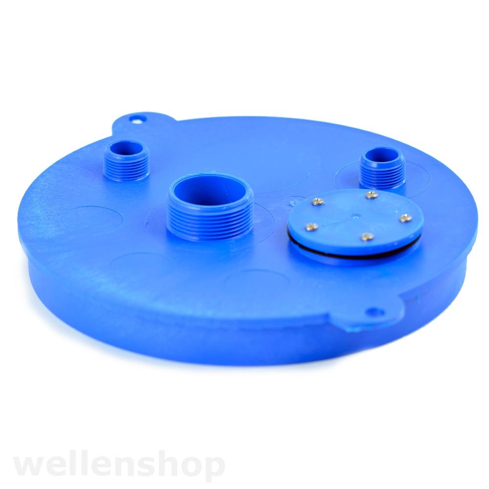 Nuova Rade Wasser-Tank Diablo + Wasser-Deckel & Anschlussflansch 37L / 48L / 60L / 70L / 82L Kunststoff Weiß Boot Wohnmobil Frischwasser-Tank Trinkwasser-Tank
