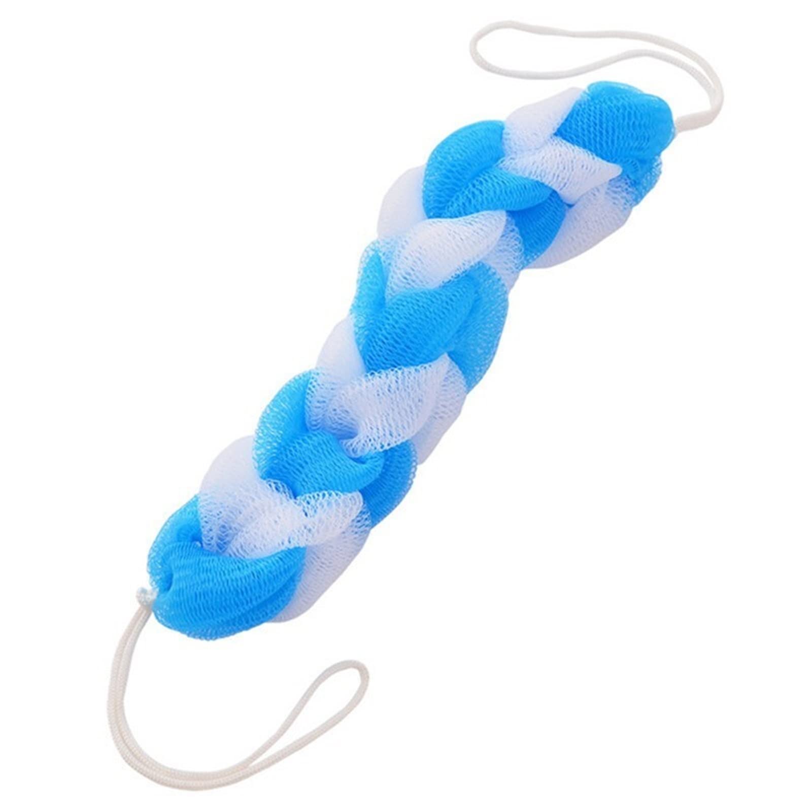 QBOMB Back Scrubber For Shower 1PCs Men Women Bath Sponge Towel Rub Brush Pull Back Strip Rub Back Belt Bathroom Tools Body Cleaning Mesh Shower Wash Sponge