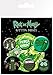 GB eye Morty Pickle Rick Lot de Badges en Aluminium, variés, 14 x 0,3 x 10 cm