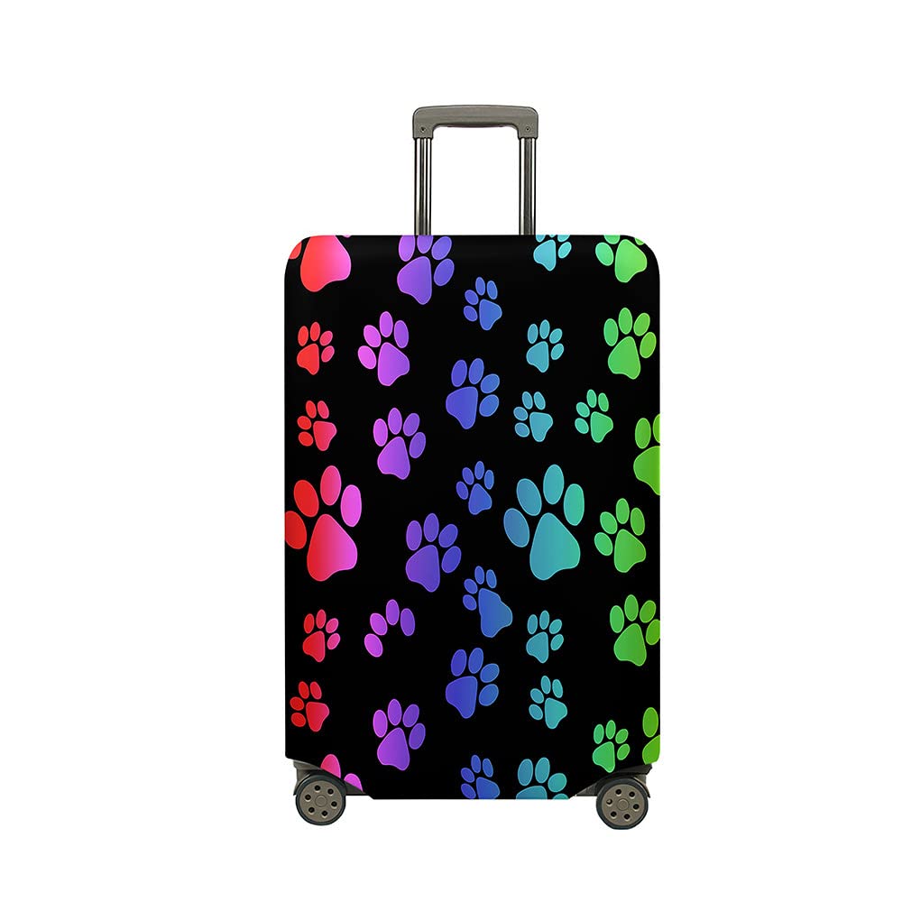 Mateju Coprivaligia Elastico Lavabile Con Stampa Cane Husky Siberiano – Copertura Protettiva Per Trolley Da Viaggio, Antipolvere E Impermeabile – Taglie S-M-L-XL, Regalo Per Amanti Animali