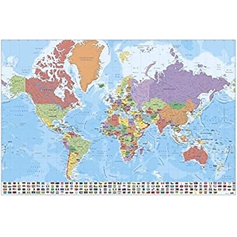 Carte du monde Erik® - 91x61cm Cover
