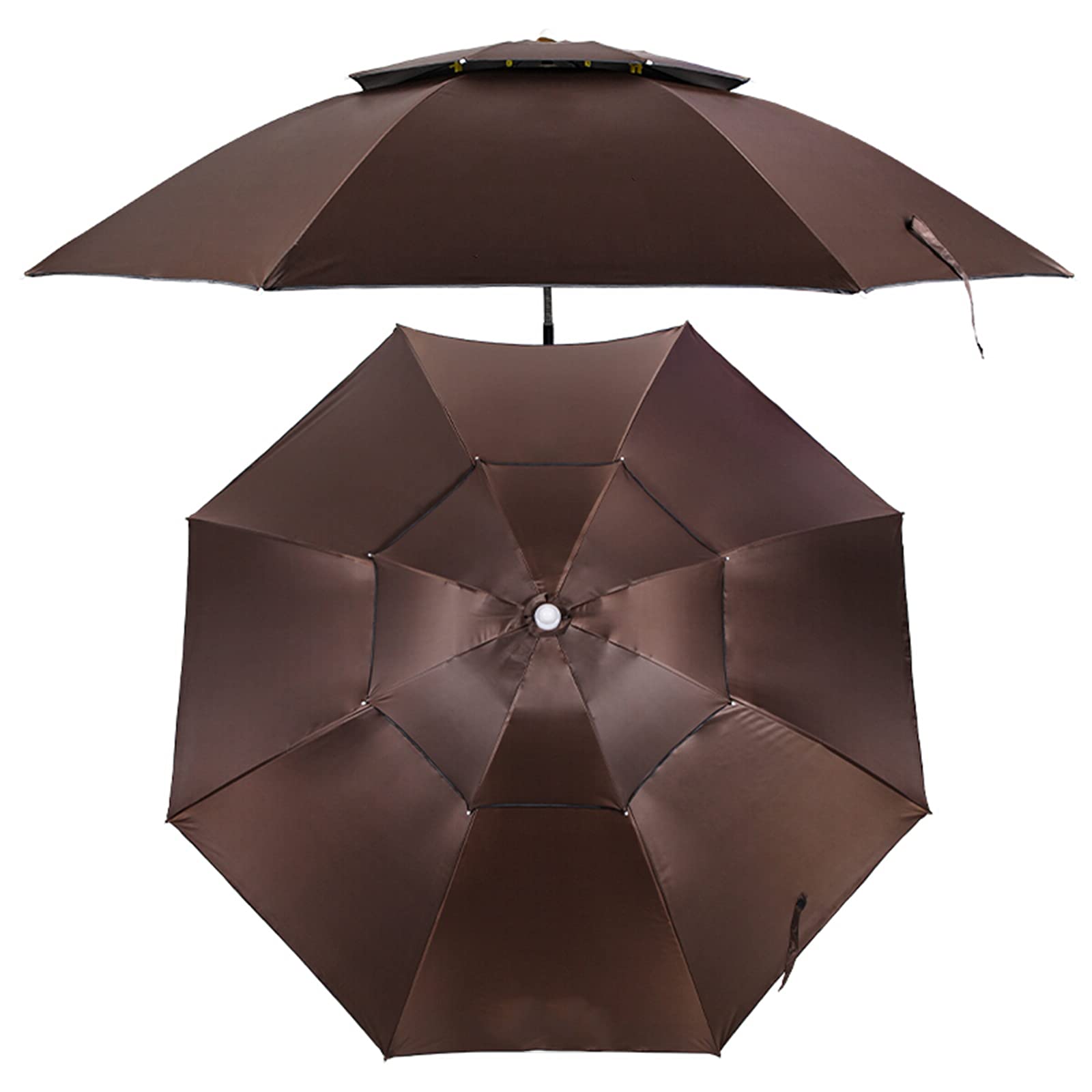 Parasol de playa portátil de 2.2m con pegamento negro de alta protección 8