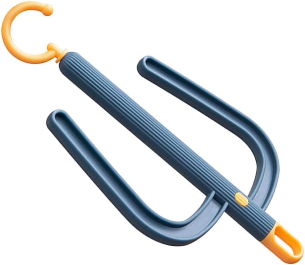 NUOBESTY Blue ABS Shoes Hanging Hook Drying Rack for Sandals