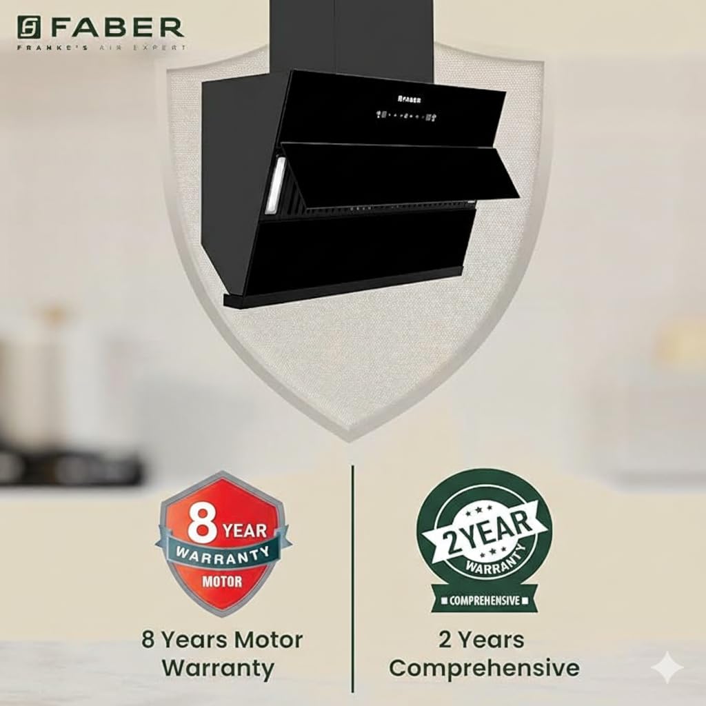 Faber Bliss Kitchen Chimney - Filterless & Touch Control -3