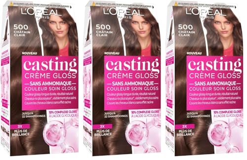 Coloration 5.00 Fondant Sans Ammoniaque Gloss Casting Crème Gloss 'oreal Paris La Boîte - vue 6