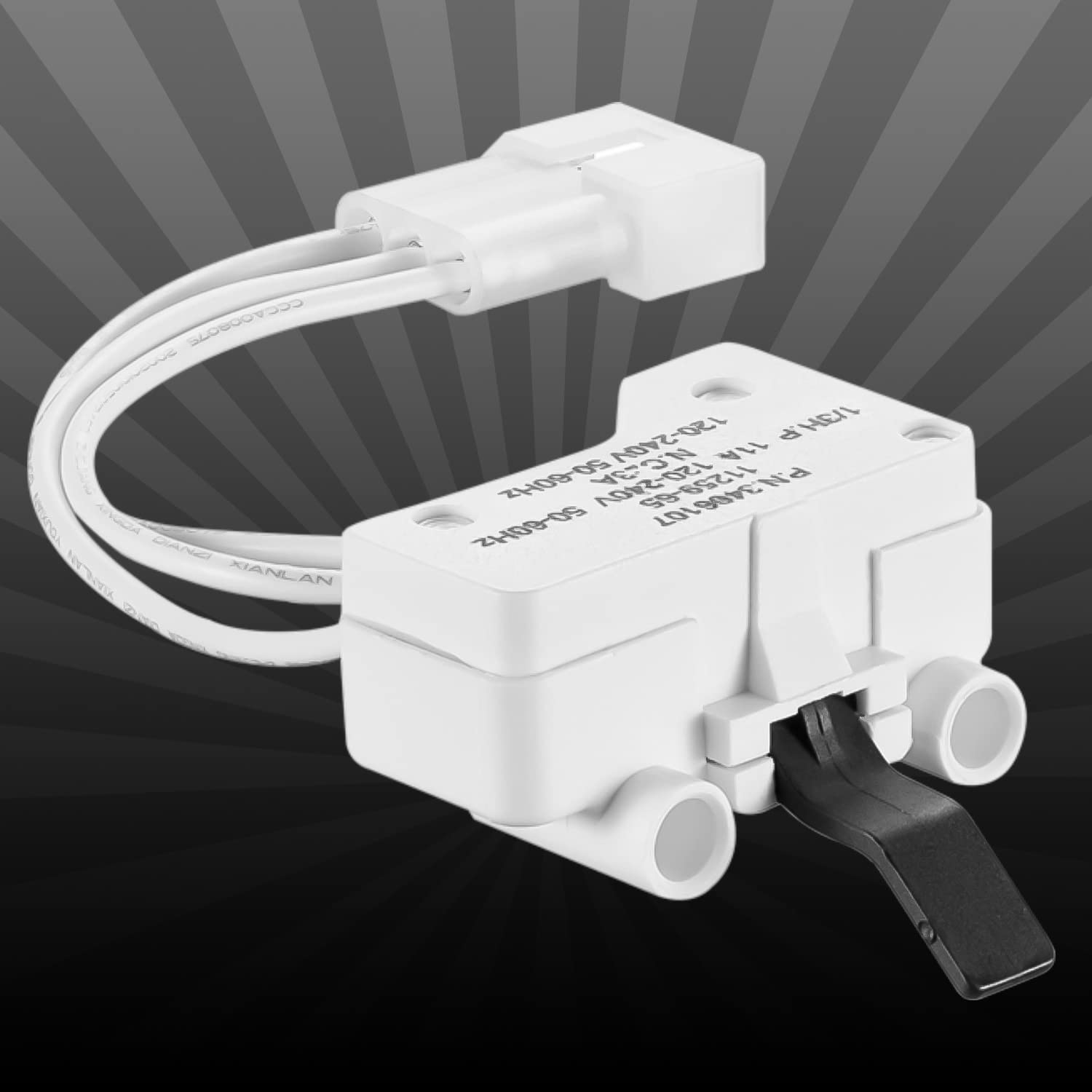 Interruptor Puerta Wp Secadora Cable Corto Gen 3406107j | Meses Sin Inter&eacute;s