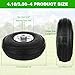 RRQ 10 Inch Pneumatic Wheel 4.10/3.50-4 Tire, 10