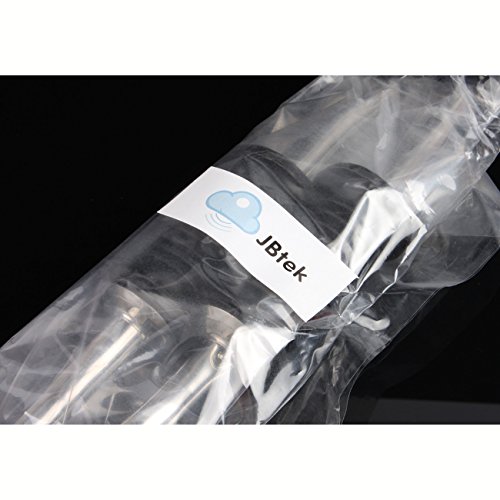 Jbtek (12 Pack) Stainless Steel Classic Bottle Pourers W/Tapered Spout #TOP3