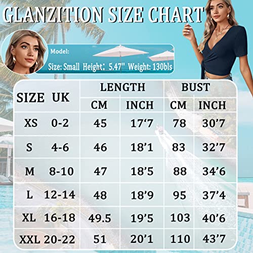 Crop Tops for Women Summer Cute Tops with Deep V Neck - Image 7