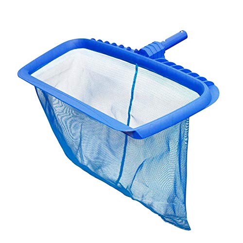 Heavy Deepwater Net Pool Rake Taschenkopf Spas Skimmer Pond Pools Leaf Cleaning,Blue