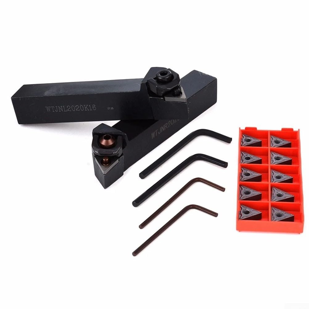 Set portautensili WTJNR2020K16 WTJNL2020K16 inserti carburo TNMG160408 per tornio CNC