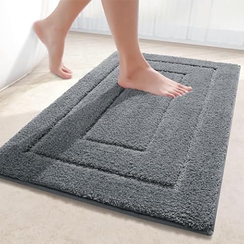 Tapis de bain Homaxy en microfibre Cover