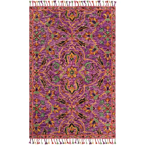 Image of Hand Tufted Premium Rug Premium Wool Carpet for Living Room Bedroom and Hall Size 12x18 Feet Color Multi