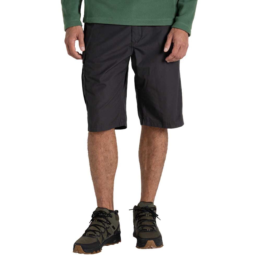 Craghoppers Kiwi Long Short, Cargo Walking, Hiking & Climbing Shorts - Perfect for Outdoors & Summer Grey
