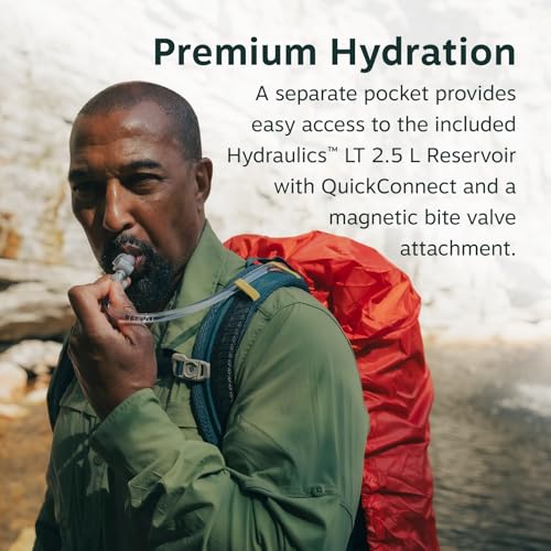 Image of Osprey Manta Men's Hiking Backpack with Hydraulics Reservoir - Hydration Pack with Water Bladder