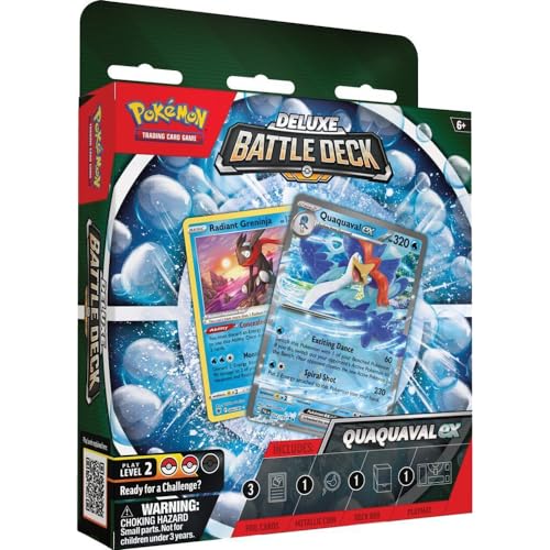 Pokemon 290-85258 Pokémon Tcg: Meowscarada/Quaquaval Ex Deluxe Battle Deck thumb #2