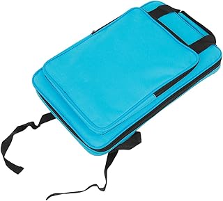FOMIYES Drumstick Storage Pouch, Drum Sticks Bag Percussion Instrument Accessory Music Sheet Case Oxford Cloth,17.88X11.00X1.57in Blue