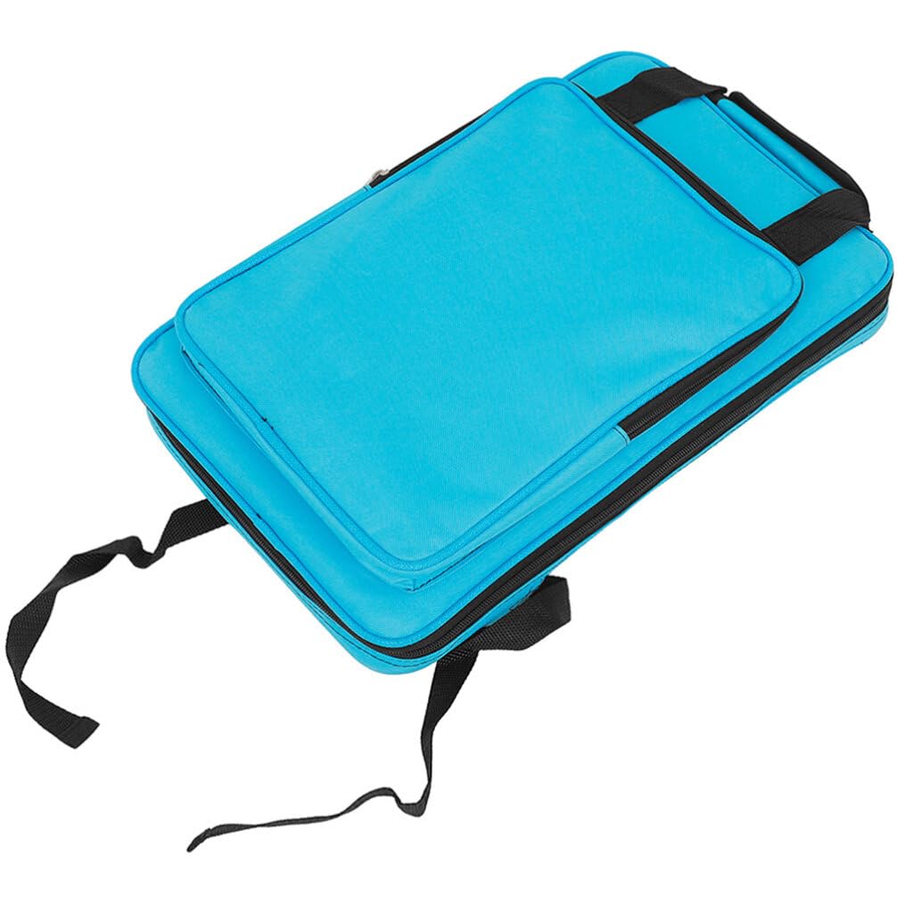 FOMIYES Custodia per Bacchette Batteria Oxford Blu Design Ergonomico e Cuciture Rifinite, Dotata di Tracolla e Manici per Uso Portatile Musicale