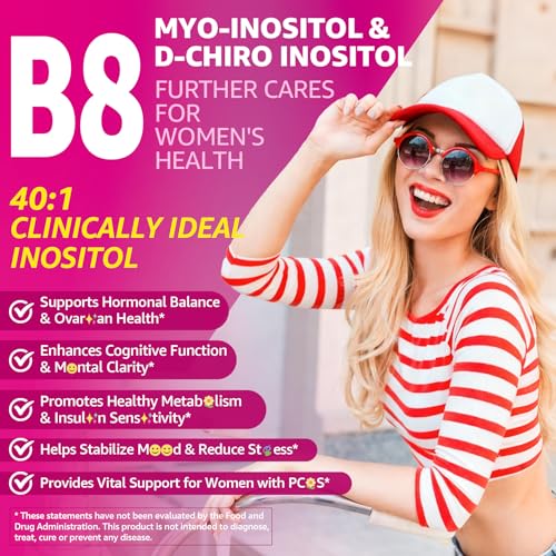 Image of Myo-Inositol & D-Chiro Ideal 40:1, Inositol + Omega-3(3:1) Gummies, Hormone Balance for Women | Sugar Free Inositol Gummies w /Omega 3 DHA:EPA (3:1), Inositol Supplement for Cycle Health, Vegan, 60 Ct