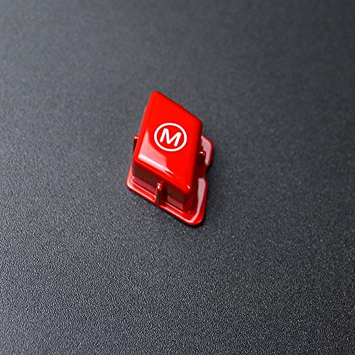 Yorten Carro esportivo Volante M Interruptor de modo Botão da tampa compatível com BMW Série 3 E90 E