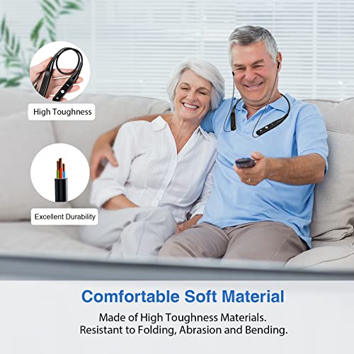 [2023 New] Rechargeable Wireless Hearing Amplifiers To Aids For Tv Watching, Presonal Digital Headphones Sound Amplifiers For Seniors Adults, Fit To Right And Left Ear #TOP5