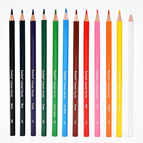 Image of Rarlan Colored Pencils Bulk, 12 Assorted Colors, Pack of 36, 432 Count | Pre-sharpened Colored Pencils, Coloring Pencils for Kids & Teachers, Back to School Supplies, Classroom Prizes