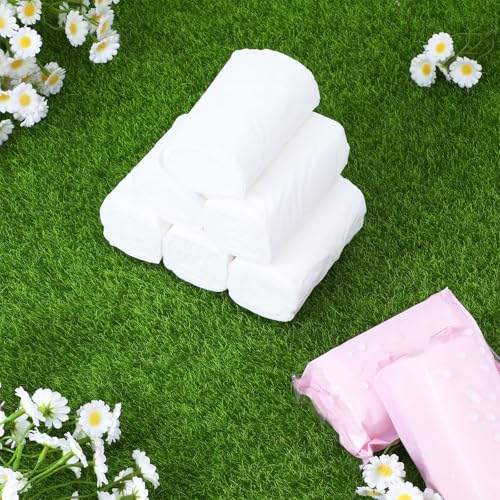 Image of Affrolling 12 Rolls Travel Toilet Paper to Go Packs Soft Bulk, Pink