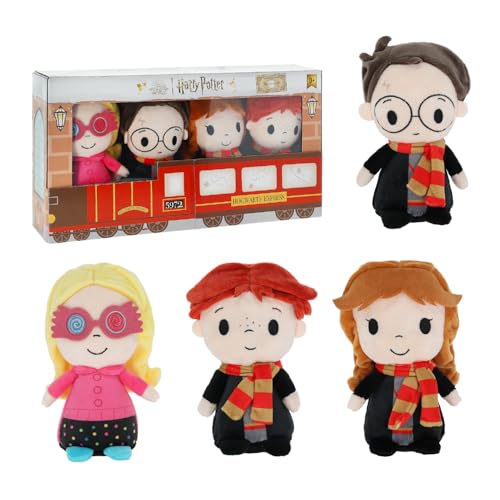 Kids Preferred Harry Potter Hogwarts Cuteeze Gift Set 4 Piece Plush Collector Set of Stuffed Animals