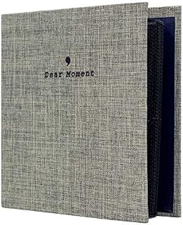 Amimy 100 Pockets Photo Album for Fujifilm Instax Mini 7s 8 8+ 9 25 50s 70 90, Polaroid Snap PIC-300, Kodak Mini 3-Inch Film (Grey)