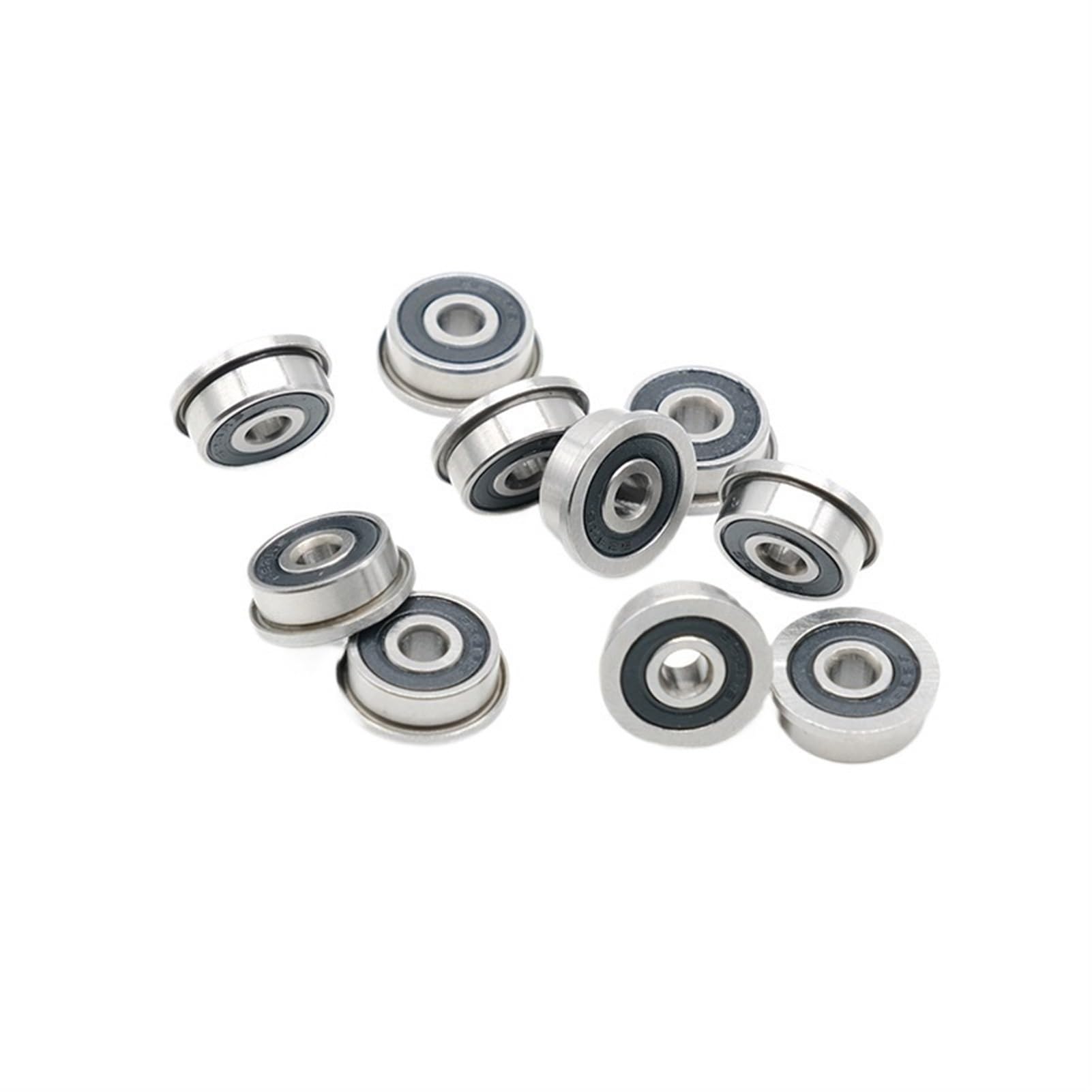 Cuscinetti a sfere a gola profonda Cuscinetto F625RS 5 * 16 * 5 mm ABEC-7 10 pezzi, cuscinetti a sfera con flangia F625-2RS, utilizzo nei giunti XY dei tenditori delle unità di azionamento A/B