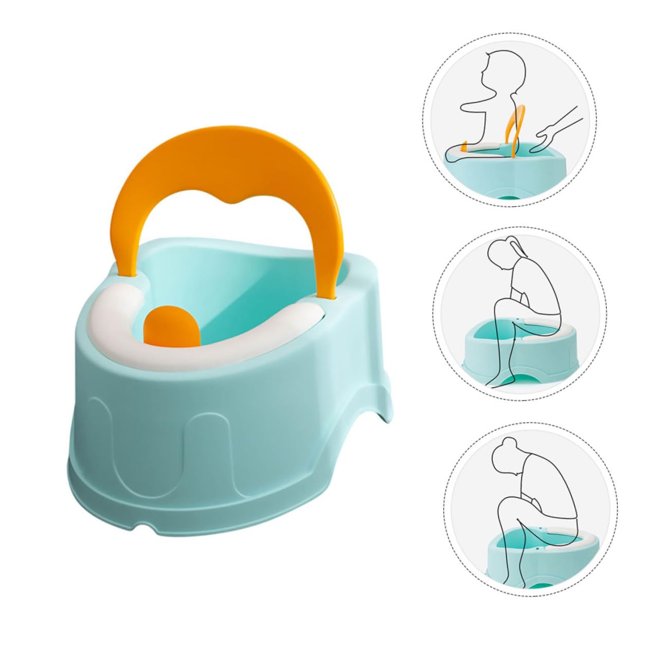 BESPORTBLE Inodoro Infantil Para Bebés Lavabo Pequeño Inodoro Para Reductor Sanitario Bebe Bacinilla Para Bebes Wc Infantil