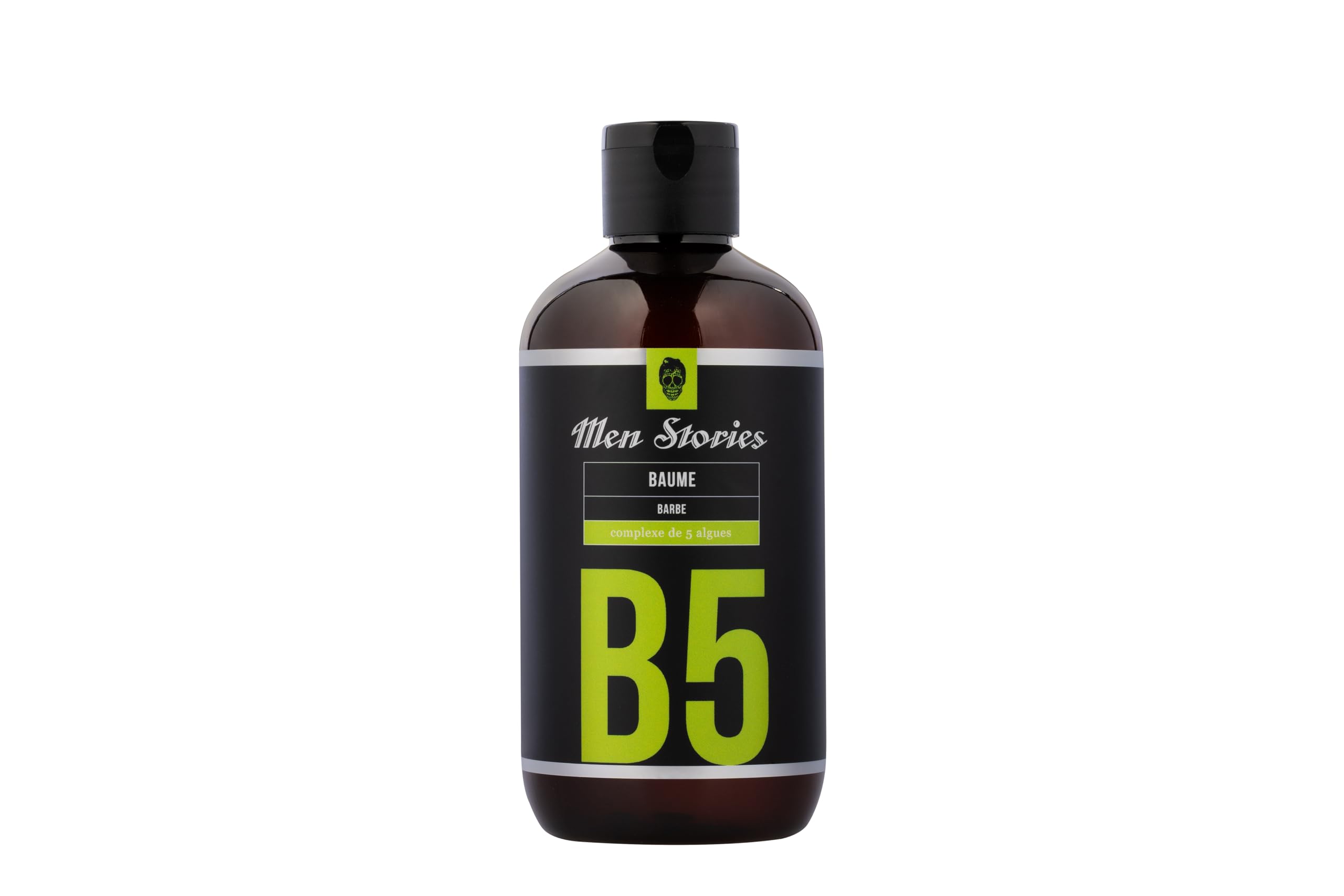 Men Stories B5 Baume Barbe, Complexe de 5 Algues, Soin après Rasage pour Homme 250ml
